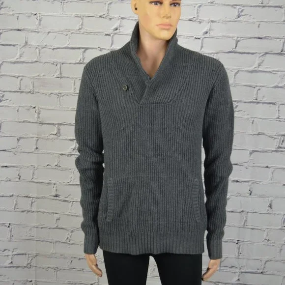 Mens All Saints Griffen Funnel Sweater size small